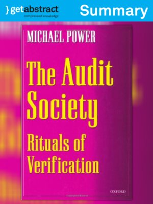 cover image of The Audit Society (Summary)